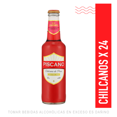 Chilcano de Pisco sabor Cranberry 275ml x 24un