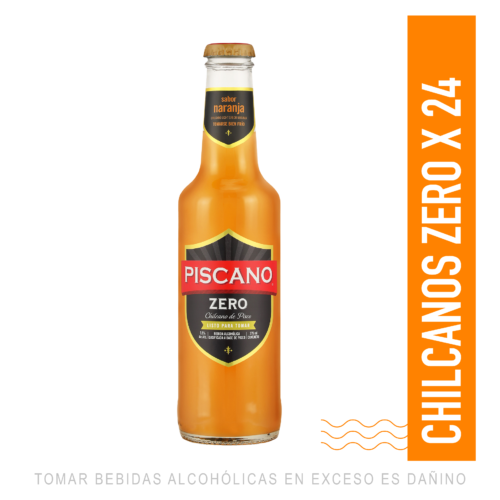 Chilcano Zero de Pisco sabor Naranja 275ml x 24un