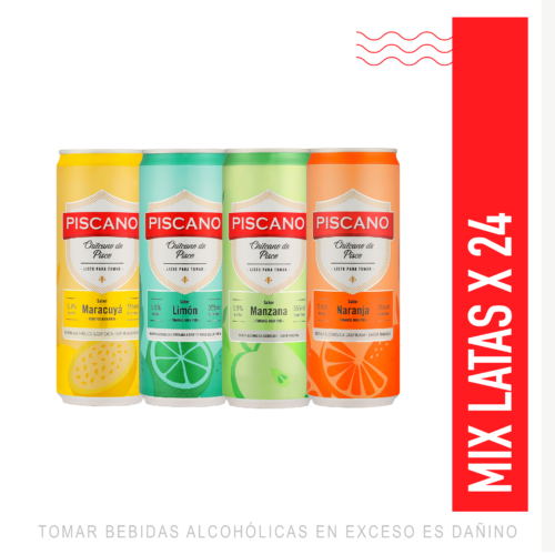 MIX DE CHILCANO DE PISCO 355ML X 24UN