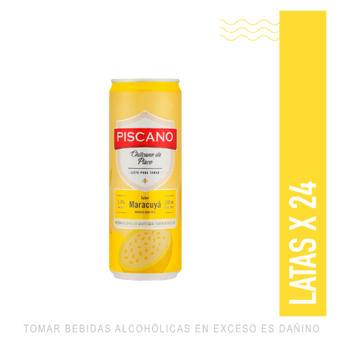 CHILCANO DE PISCO SABOR MARACUYÁ 355ML x 24un