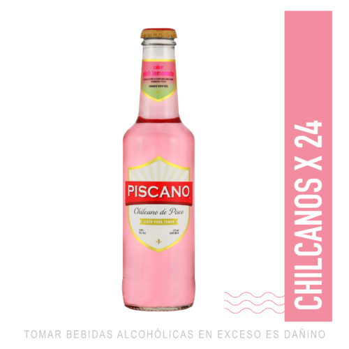 Chilcano de Pisco sabor Pink Lemonade 275ml x 24un
