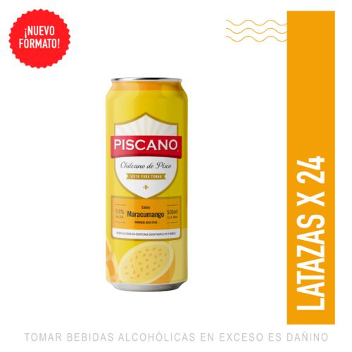CHILCANO DE PISCO SABOR MARACUMANGO 500ML x 24UN
