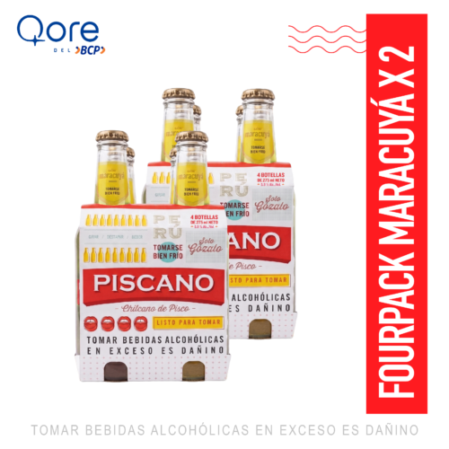 FOUR PACK MARACUYÁ 275ML X 2UN